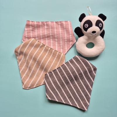 BABERO BANDANA RAYADO 