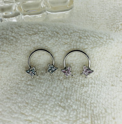 Bull mariposas glitter