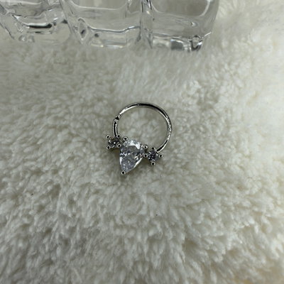 Argollita strass tipo gota