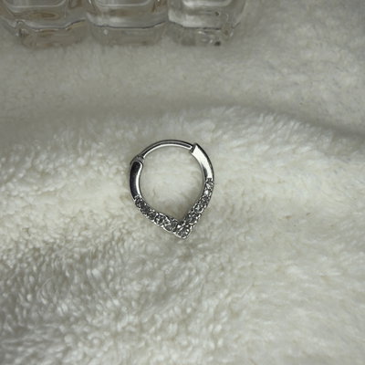 Septum punta strass