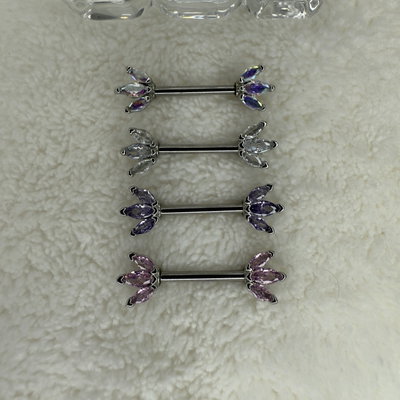 Nipple tres puntas strass