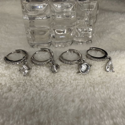 Argolla multicristal forma colgante