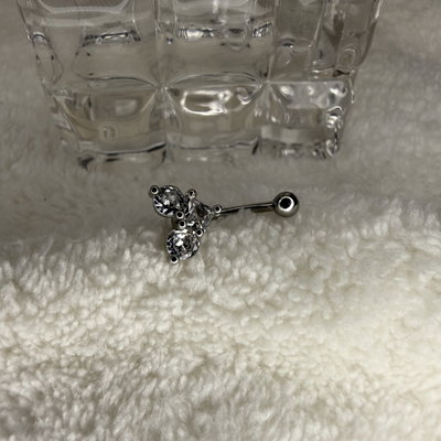 Ceja corazón cristal 