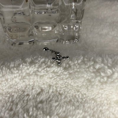 Ceja cruz strass