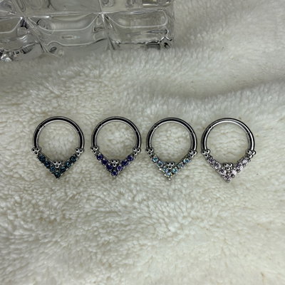 Clicker punta strass colores