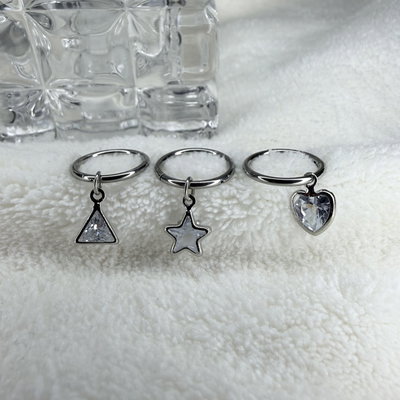 Clicker strass forma colgante