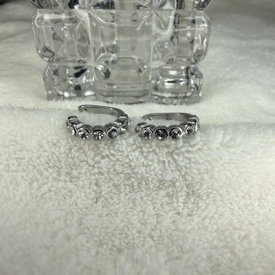 Cuff simple strass