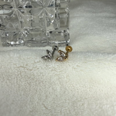 Labret dos puntas