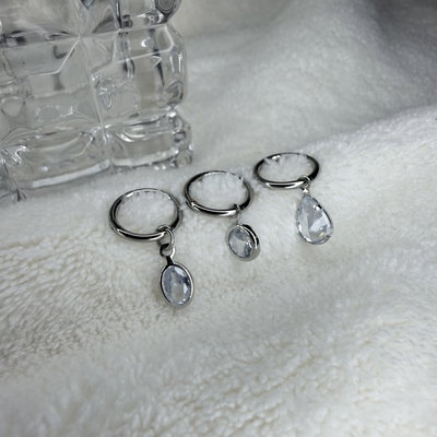 Clicker strass forma colgante