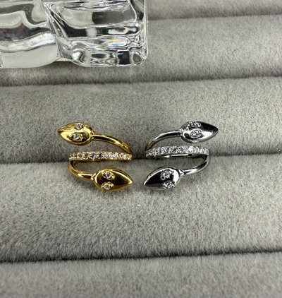 Clicker rulo serpiente strass