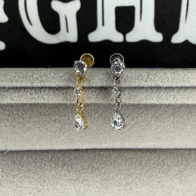 Labret gota colgante titanio