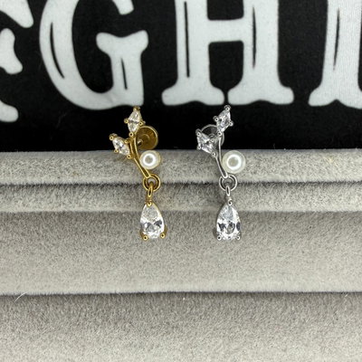 Labret hojitas colgante perla