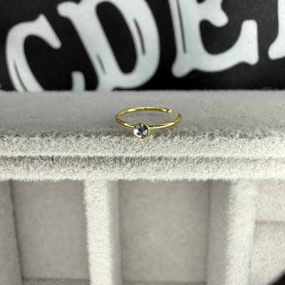 Sin fin dorado strass