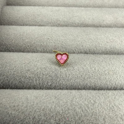 Nostril corazón rosa
