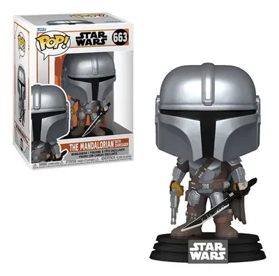 FUNKO THE MANDALORIAN WITH DARKSABER 663