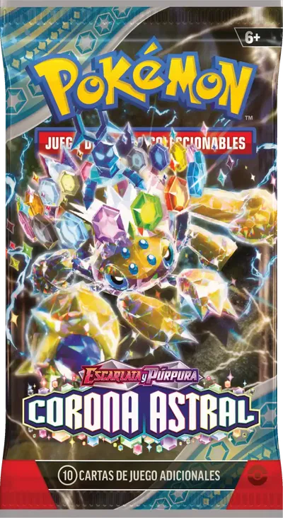 POKEMON JUEGO DE CARTAS ESCARLATA Y PURPURA CORONA ASTRAL (CARTON)