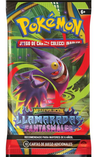 POKEMON JUEGO DE CARTAS MEGAEVOLUCION LLAMARADAS FANTASMALES (CARTON)