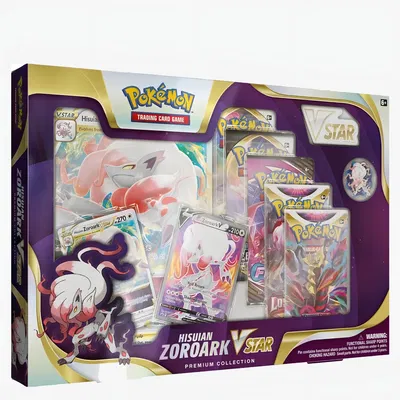 POKEMON PREMIUM TGC ZOROARK DE HISUI V-ASTRO ESPAÑOL