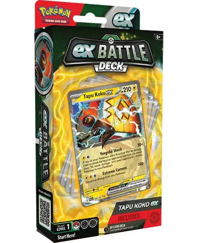 TCG BARAJA DE COMBATE EX TAPU KOKO ESPAÑOL