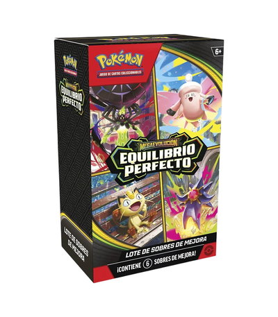 POKEMON JCC PAQUETE DE SOBRES DE REFUERZO MEGA EVOLUCION EQUILIBRIO PERFECTO ESPAÑOL