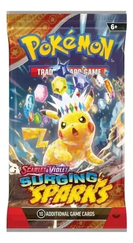 POKEMON TRADING CARD GAME SCARLET VIOLET SURGING SPARKS INGLES