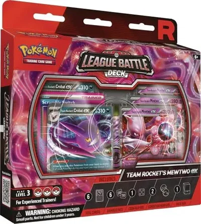 TCG LEAGUE BATTLE DECK TEAM ROCKET`S MEWTWO EX
