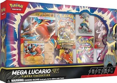 POKEMON TCG FIGURE COLLECTION MEGA LUCARIO EX ESPAÑOL
