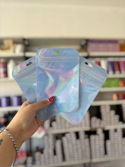 3 BOLSAS DOYPACK 10.5X15 CM CELESTE