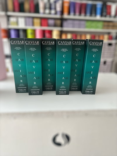 3 SHAMPOOS + 3 ACONDICIONADORES CAVIAR CABELLOS TEÑIDOS