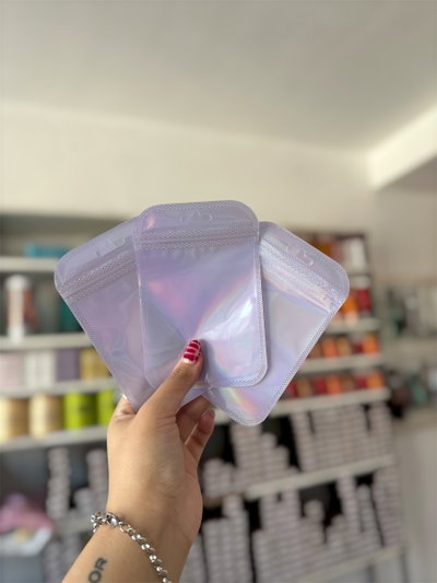 3 BOLSAS DOYPACK 8.5 X 13 CM VIOLETA