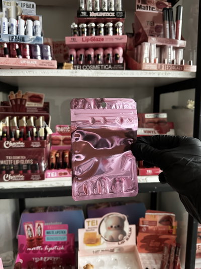BOLSA DOYPACK ROSA METALIZADA