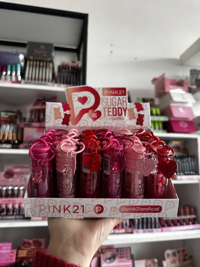 GLOSS PINK 21 LLAVERO OSITO