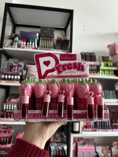 GLOSS + TINTA FRUTILLA PINK 21 