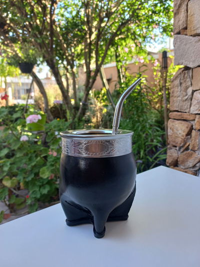 Mate Imperial Acero Liso Cuero Brilloso