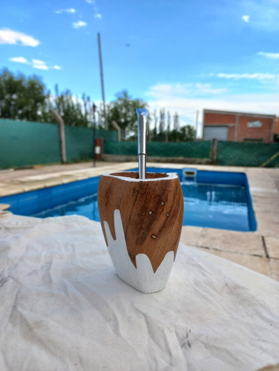 Mate Ranchero + Bombilla Pico de Loro