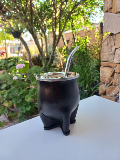 Mate Camionero Acero Liso de Calabaza