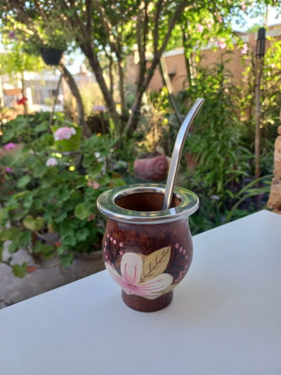 Mate Camionero Floral