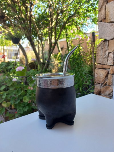 Mate Imperial Acero Liso de Calabaza