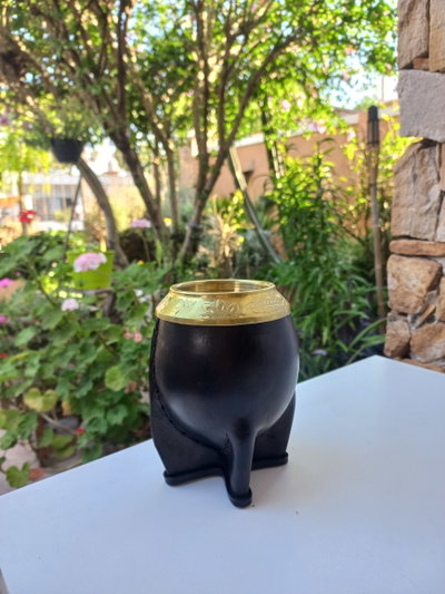 Mate Torpedo Bronce Cincelado