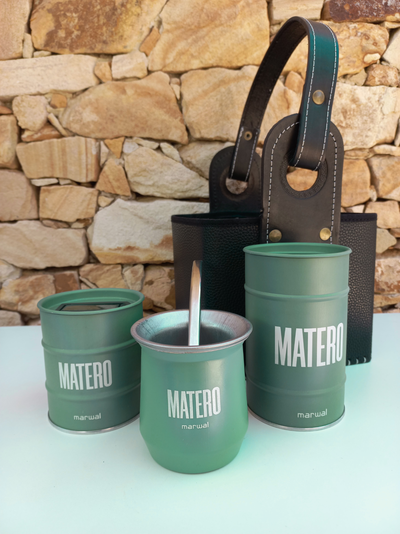 Set "Matero" Marwal Con Canasta Premium