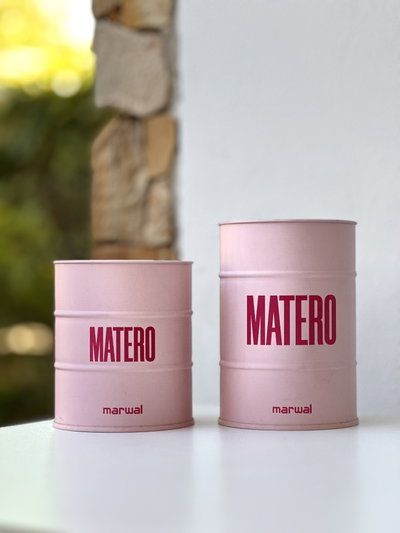 Set Latas Tambor MATERO Marwal / Rosa, Verde, Blanco