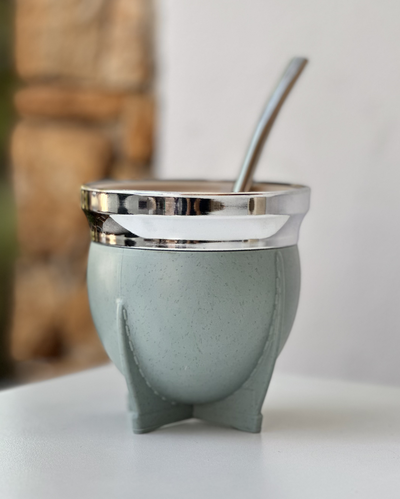 Mate Raices Con Bombilla Celeste