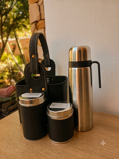 Combo Matero Termo + Latas+ Canasta