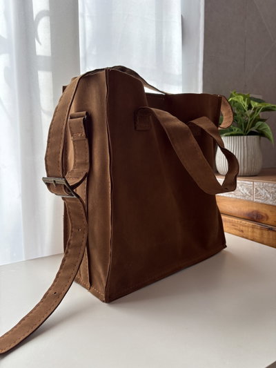 Bolso Matero de Gamuza