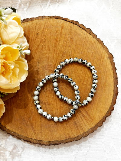 Pulsera Ali jaspe dálmata