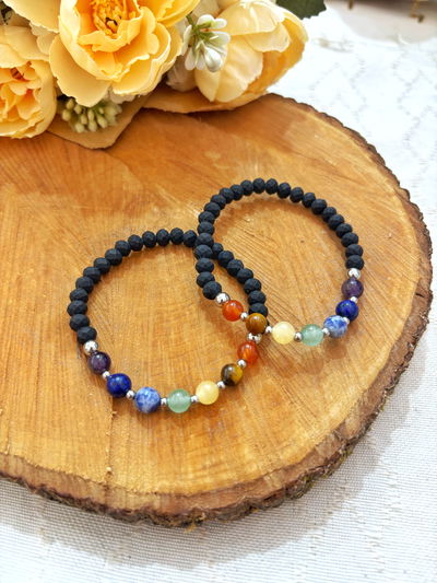 Pulsera seven negra mate