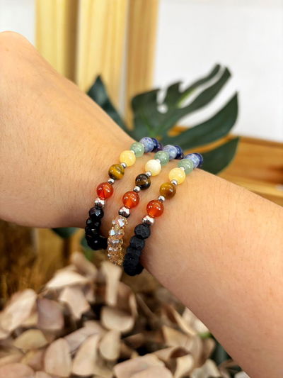 Pulsera seven negra mate