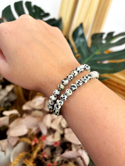 Pulsera Ali jaspe dálmata