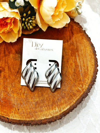 aros britney plateados