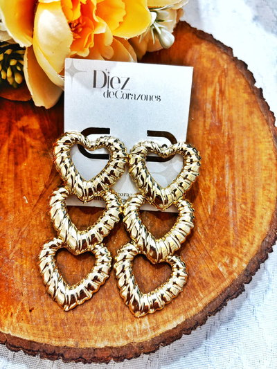 aro lluvia de corazones